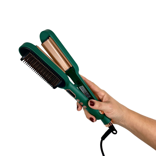 DuaLux - Cepillo Plancha y Ondulador 2 en 1